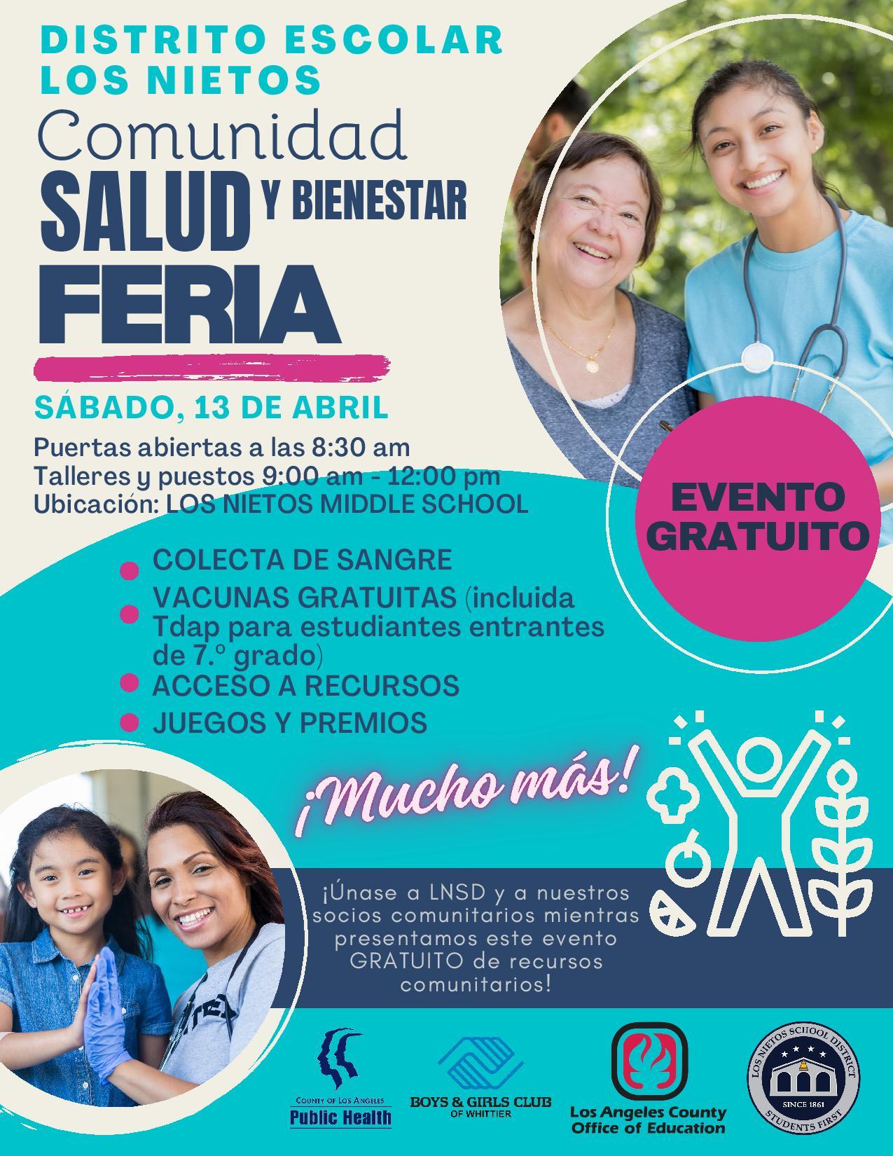 Health Fair Spanish